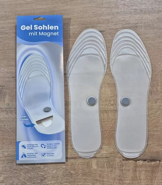 Semelles Magnétiques Avec Aimants En Gel - Marque Auris - Fabriqué En France - Neuf